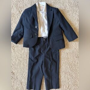 Toddler Navy Suit Set